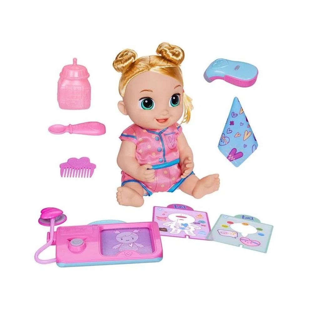 KIT ROUPA BONECA BABY ALIVE - ROUPAO DE BANHO GIRL - CASINHA 4 - Ri Happy