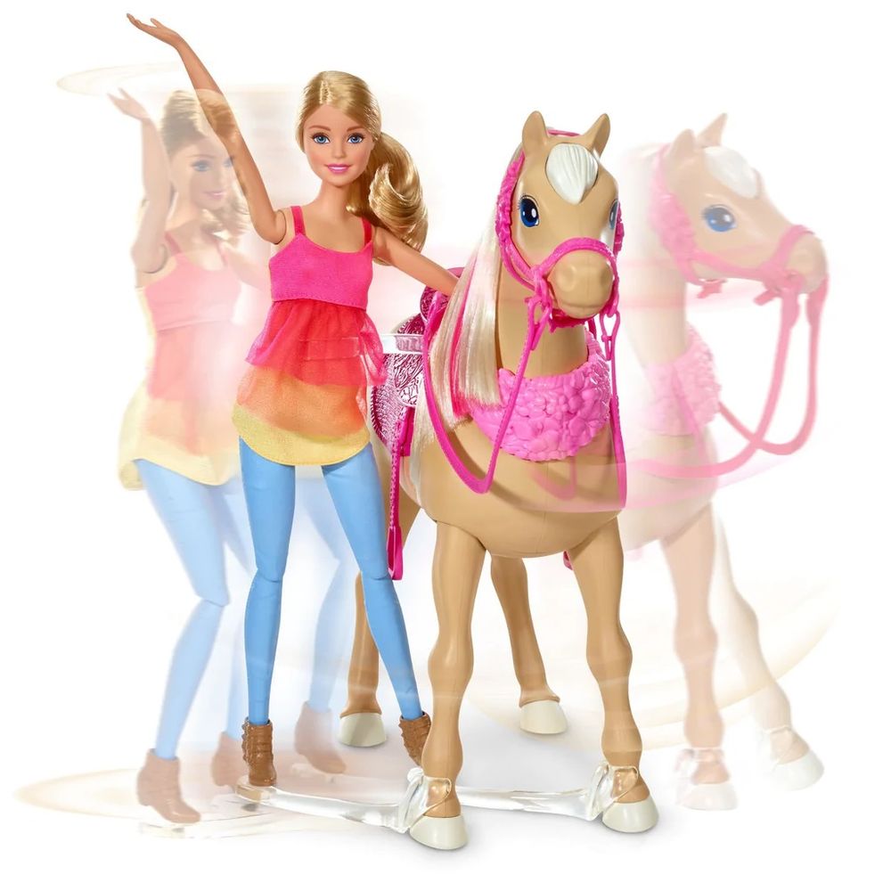 Barbie Familia Cavalo Dançarino Mattel DMC30 : : Brinquedos e  Jogos